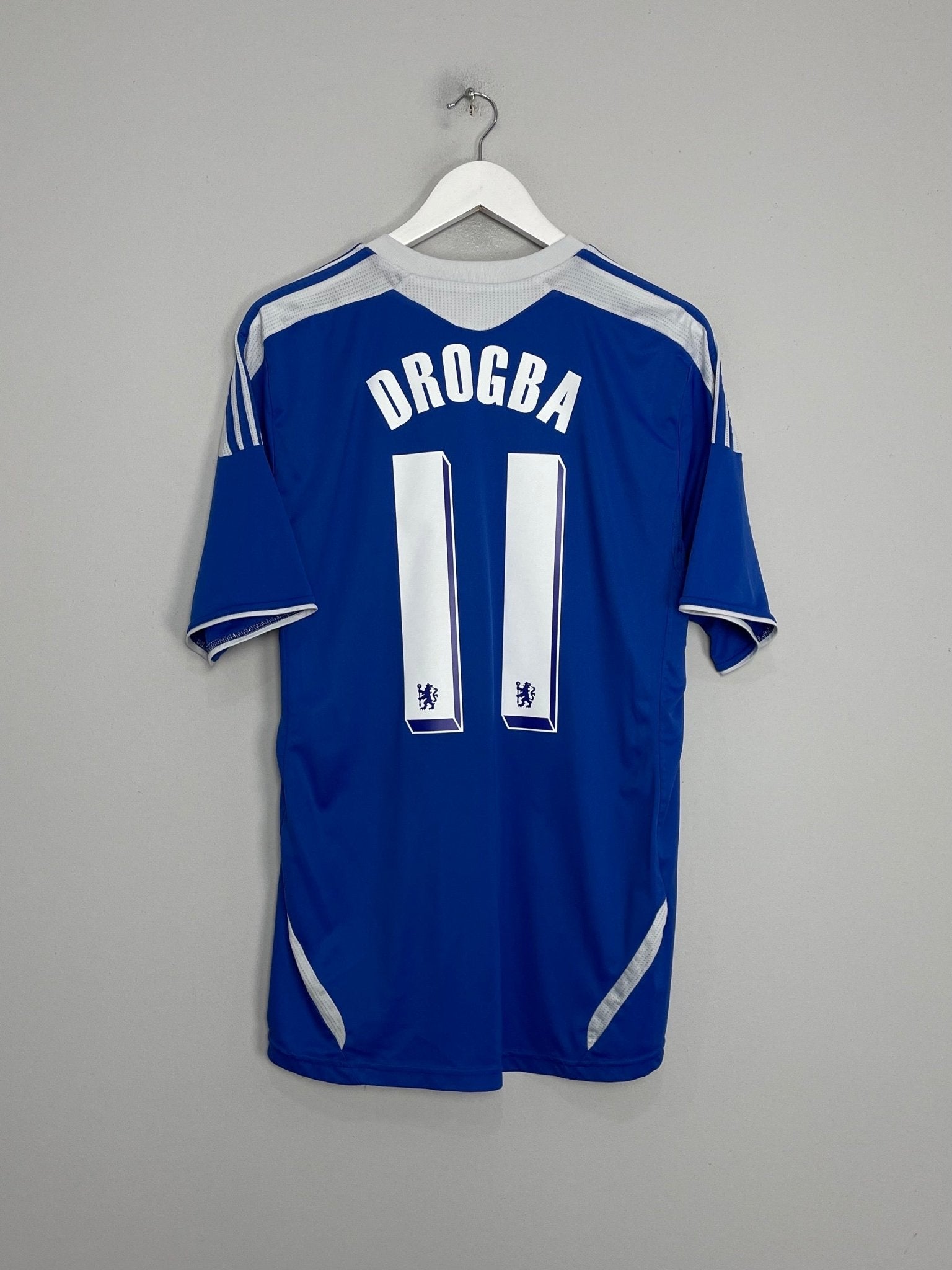 2011/12 CHELSEA DROGBA #11 HOME SHIRT (L) ADIDAS – Cult Kits