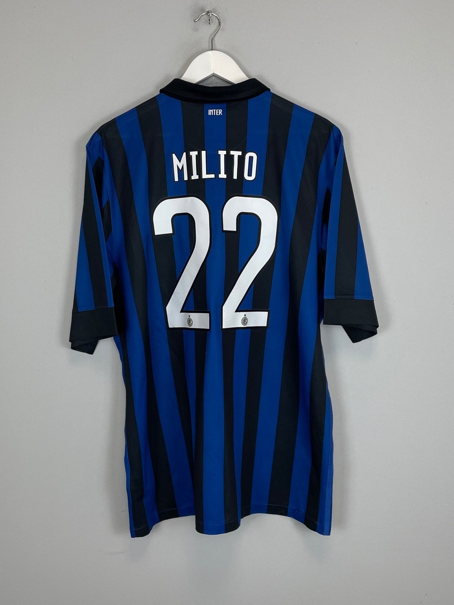ウェア 2011-12 NIKE Inter milan L/S game shirts Inter Milan 2011/12 Small Away Shirt Nike Excellent Condition