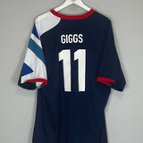 2012 TEAM GB GIGGS 11 OLYMPIC SHIRT (XXL) ADIDAS - Cult Kits - XXL - Buy Vintage Football Shirts, Authentic Retro Football Shirts For Sale, Classic Football Shirts & Soccer Jersey