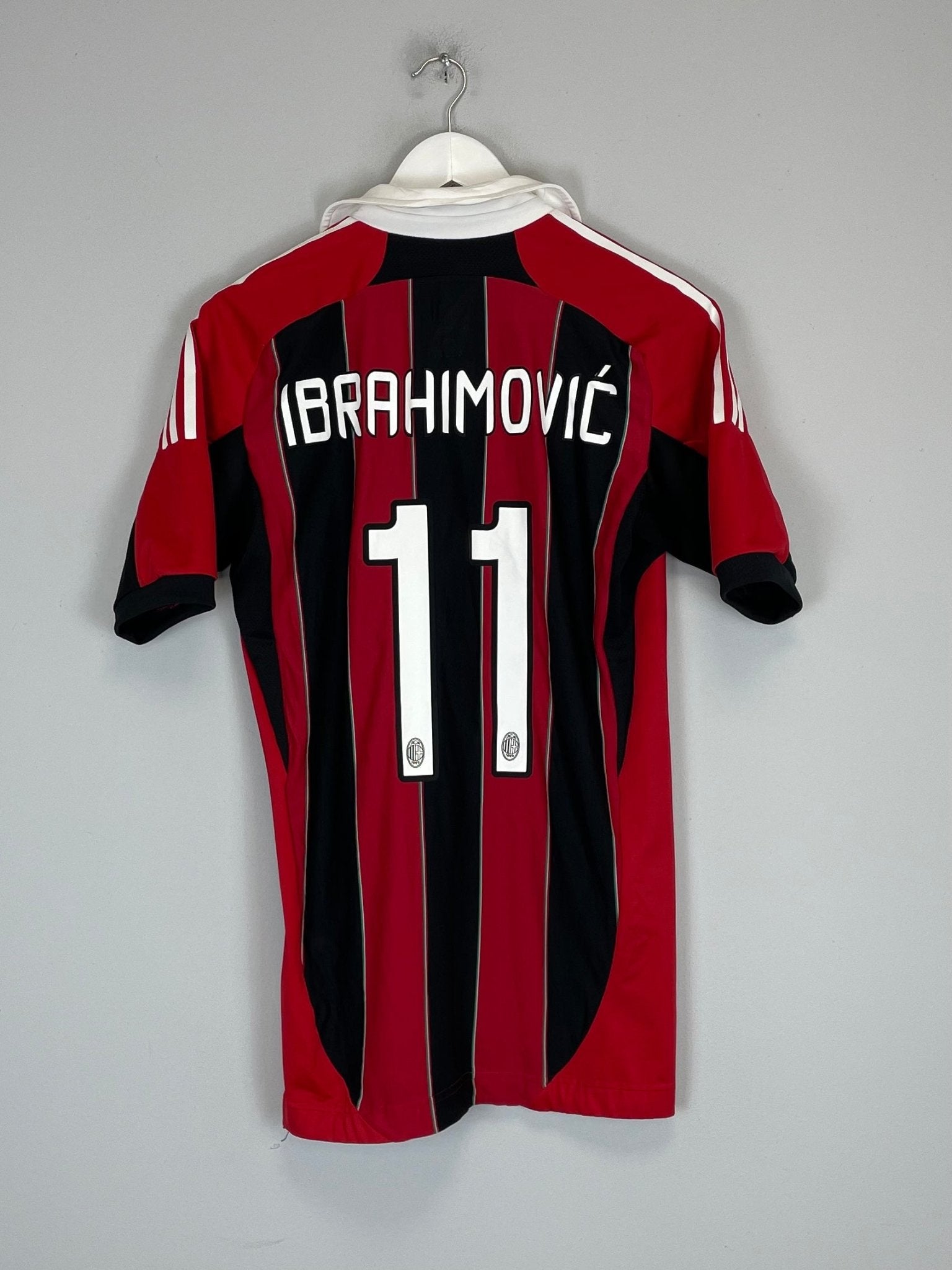 2012/13 AC MILAN IBRAHIMOVIC #11 *PLAYER ISSUE* HOME SHIRT (L