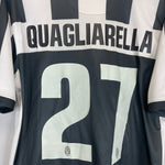 2012/13 JUVENTUS QUAGLIARELLA 27 HOME SHIRT (L) NIKE - Cult Kits - Large - Buy Vintage Football Shirts, Authentic Retro Football Shirts For Sale, Classic Football Shirts & Soccer Jersey