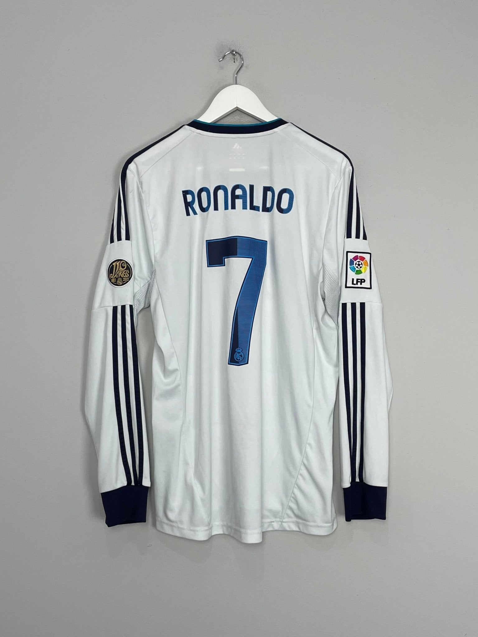 2012/13 REAL MADRID RONALDO #7 L/S HOME SHIRT (L) ADIDAS – Cult Kits