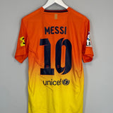 Shop 2012/13 BARCELONA MESSI #10 AWAY SHIRT (S) NIKE, classic football shirts, vintage football shirts & retro soccer jerseys at Cult Kits