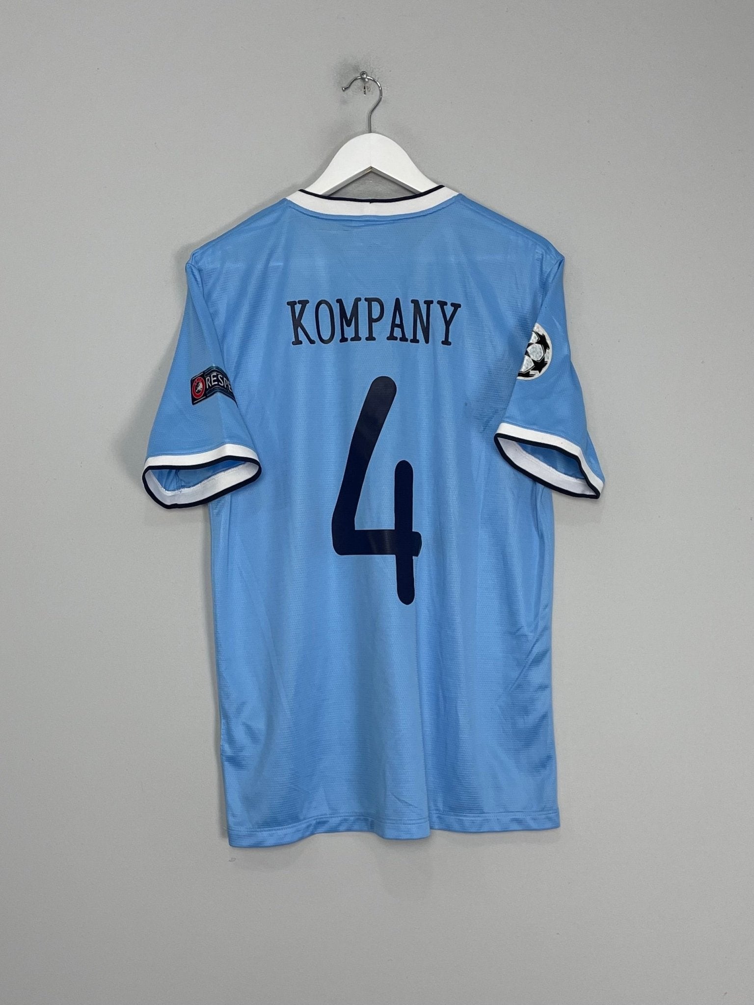 2013/14 MANCHESTER CITY KOMPANY #4 C/L HOME SHIRT (L) NIKE – Cult Kits