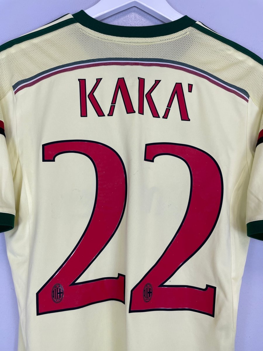 2014/15 AC MILAN KAKA 22 THIRD SHIRT (M) ADIDAS - Cult Kits - Medium - Buy Vintage Football Shirts, Authentic Retro Football Shirts For Sale, Classic Football Shirts & Soccer Jersey