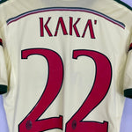 2014/15 AC MILAN KAKA 22 THIRD SHIRT (M) ADIDAS - Cult Kits - Medium - Buy Vintage Football Shirts, Authentic Retro Football Shirts For Sale, Classic Football Shirts & Soccer Jersey