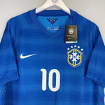 2014/15 BRAZIL NEYMAR JR 10 *BNWT* AUTHENTIC AWAY SHIRT (XXL) NIKE - Cult Kits - XXL - Buy Vintage Football Shirts, Authentic Retro Football Shirts For Sale, Classic Football Shirts & Soccer Jersey