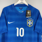 2014/15 BRAZIL NEYMAR JR 10 *BNWT* AUTHENTIC AWAY SHIRT (XXL) NIKE - Cult Kits - XXL - Buy Vintage Football Shirts, Authentic Retro Football Shirts For Sale, Classic Football Shirts & Soccer Jersey