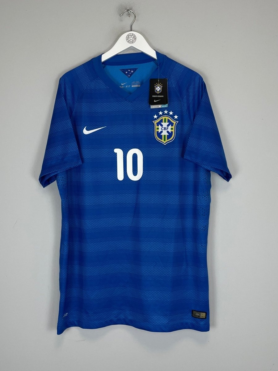 2014/15 BRAZIL NEYMAR JR 10 *BNWT* AUTHENTIC AWAY SHIRT (XXL) NIKE - Cult Kits - XXL - Buy Vintage Football Shirts, Authentic Retro Football Shirts For Sale, Classic Football Shirts & Soccer Jersey