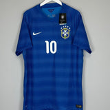 2014/15 BRAZIL NEYMAR JR 10 *BNWT* AUTHENTIC AWAY SHIRT (XXL) NIKE - Cult Kits - XXL - Buy Vintage Football Shirts, Authentic Retro Football Shirts For Sale, Classic Football Shirts & Soccer Jersey