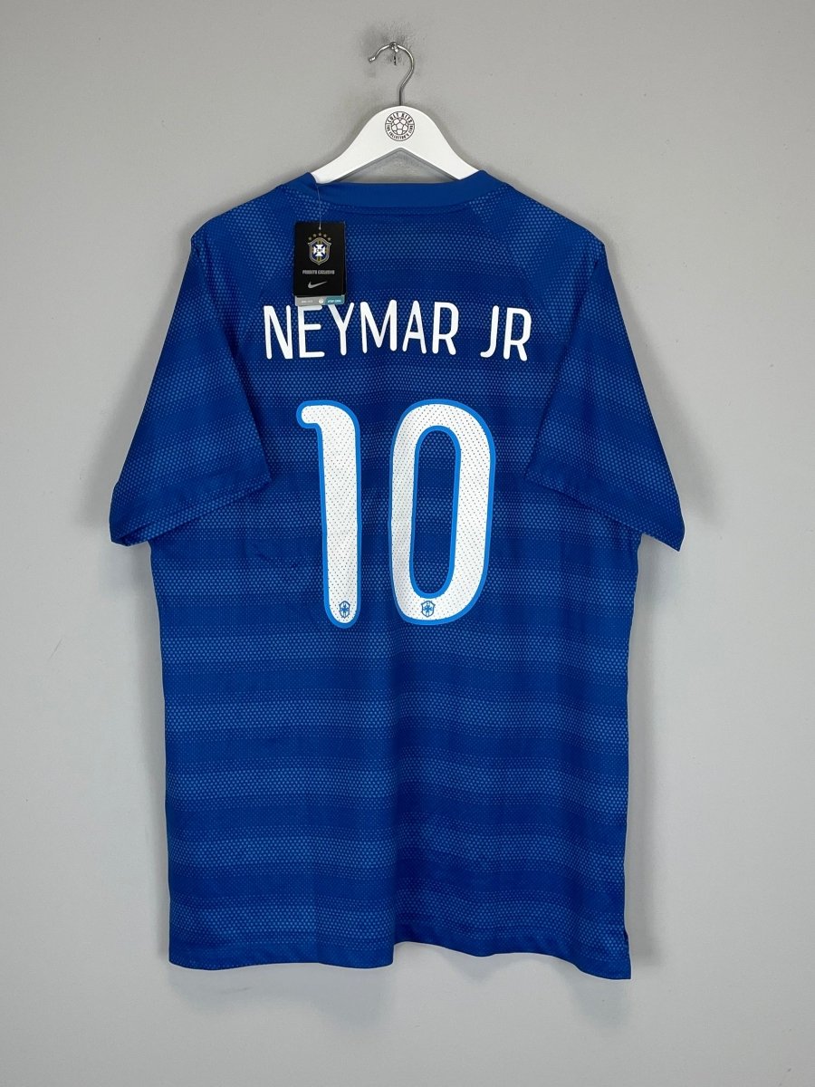 2014/15 BRAZIL NEYMAR JR 10 *BNWT* AUTHENTIC AWAY SHIRT (XXL) NIKE - Cult Kits - XXL - Buy Vintage Football Shirts, Authentic Retro Football Shirts For Sale, Classic Football Shirts & Soccer Jersey