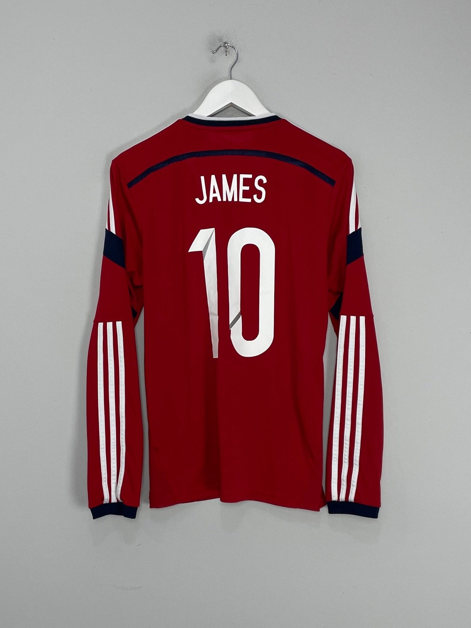2014/15 COLOMBIA JAMES #10 L/S AWAY SHIRT (S) ADIDAS – Cult Kits