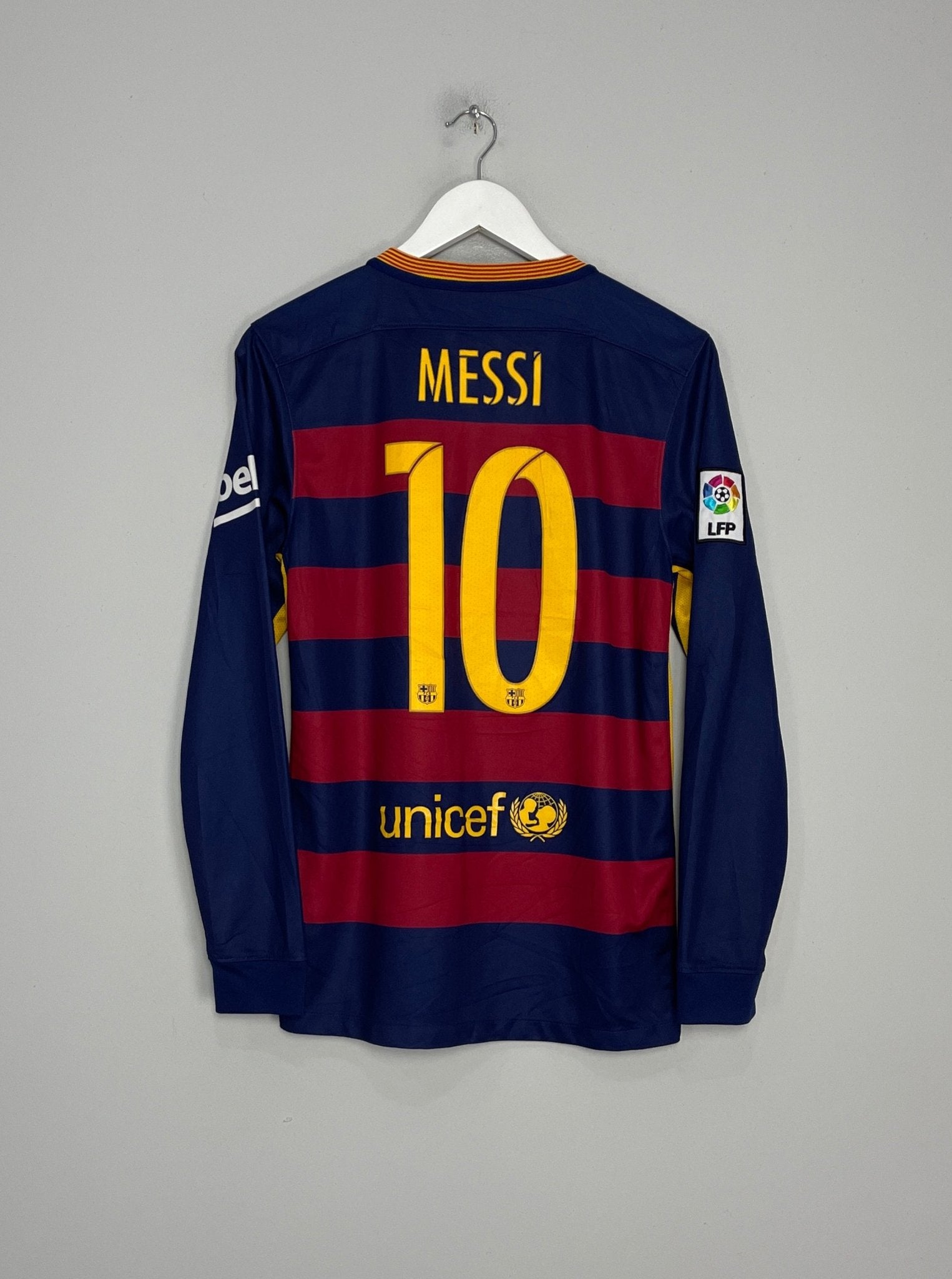 2015/16 BARCELONA MESSI #10 L/S HOME SHIRT (S) NIKE – Cult Kits