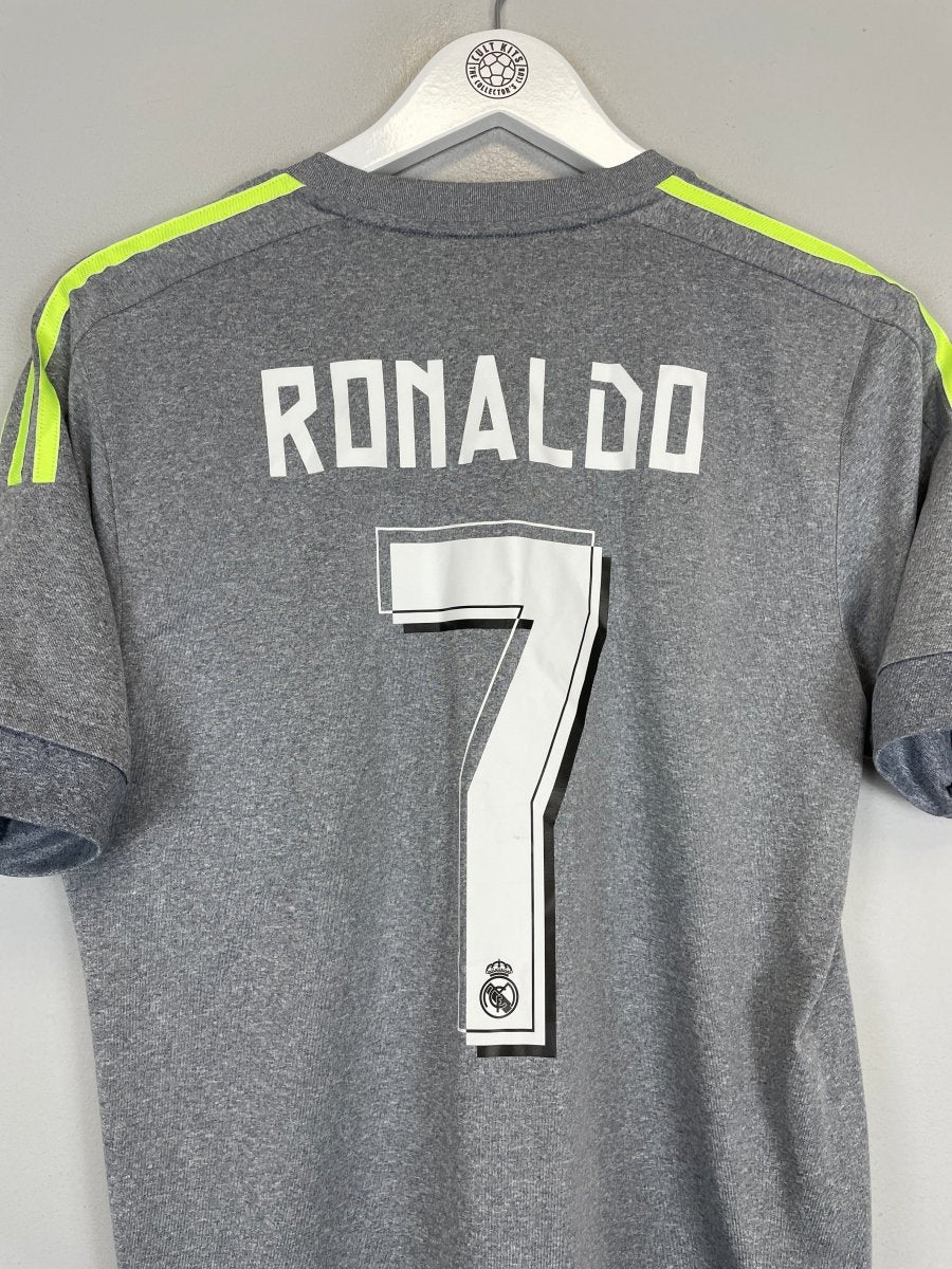2015/16 REAL MADRID RONALDO 7 AWAY SHIRT (S) ADIDAS - Cult Kits - Small - Buy Vintage Football Shirts, Authentic Retro Football Shirts For Sale, Classic Football Shirts & Soccer Jersey