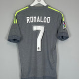 2015/16 REAL MADRID RONALDO 7 AWAY SHIRT (S) ADIDAS - Cult Kits - Small - Buy Vintage Football Shirts, Authentic Retro Football Shirts For Sale, Classic Football Shirts & Soccer Jersey