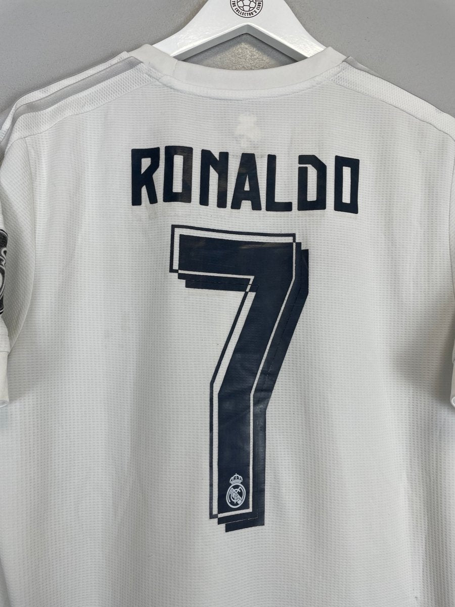 2015/16 REAL MADRID RONALDO 7 C/L HOME SHIRT (L) ADIDAS - Cult Kits - Large - Buy Vintage Football Shirts, Authentic Retro Football Shirts For Sale, Classic Football Shirts & Soccer Jersey