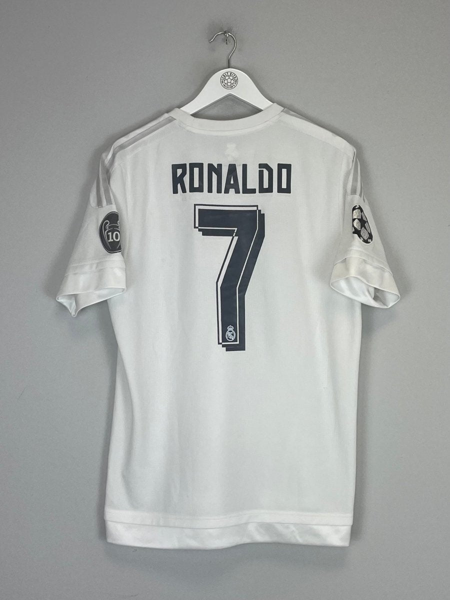 2015/16 REAL MADRID RONALDO 7 C/L HOME SHIRT (L) ADIDAS - Cult Kits - Large - Buy Vintage Football Shirts, Authentic Retro Football Shirts For Sale, Classic Football Shirts & Soccer Jersey