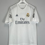 2015/16 REAL MADRID RONALDO 7 C/L HOME SHIRT (L) ADIDAS - Cult Kits - Large - Buy Vintage Football Shirts, Authentic Retro Football Shirts For Sale, Classic Football Shirts & Soccer Jersey