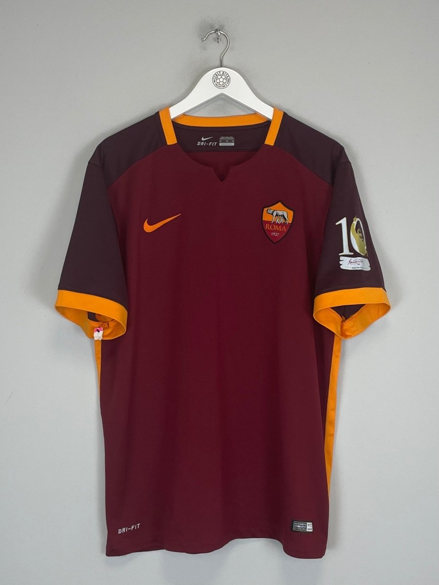 2015/16 ROMA TOTTI 10 HOME SHIRT (XL) NIKE - Cult Kits - XL - Buy Vintage Football Shirts, Authentic Retro Football Shirts For Sale, Classic Football Shirts & Soccer Jersey