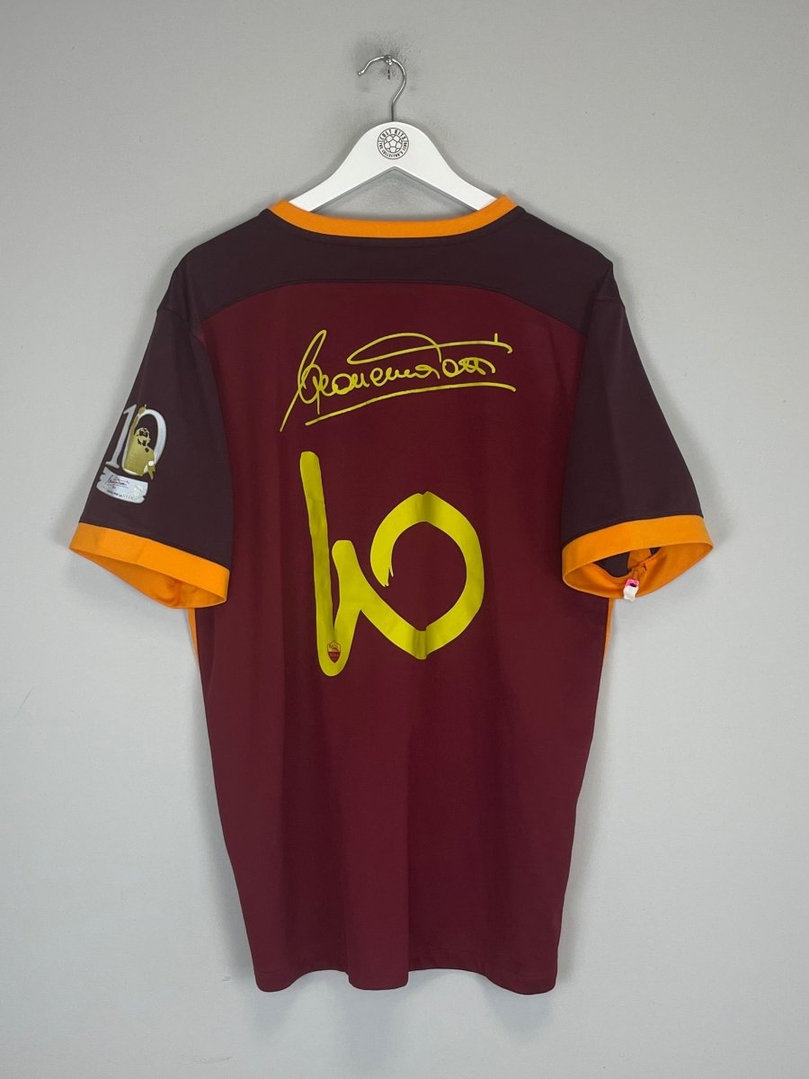 2015/16 ROMA TOTTI 10 HOME SHIRT (XL) NIKE - Cult Kits - XL - Buy Vintage Football Shirts, Authentic Retro Football Shirts For Sale, Classic Football Shirts & Soccer Jersey