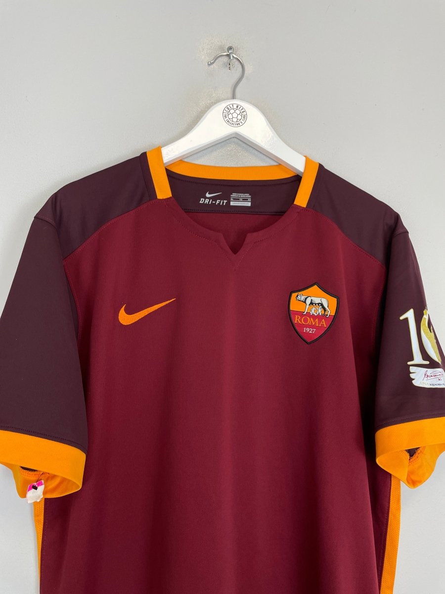 2015/16 ROMA TOTTI 10 HOME SHIRT (XL) NIKE - Cult Kits - XL - Buy Vintage Football Shirts, Authentic Retro Football Shirts For Sale, Classic Football Shirts & Soccer Jersey