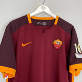 2015/16 ROMA TOTTI 10 HOME SHIRT (XL) NIKE - Cult Kits - XL - Buy Vintage Football Shirts, Authentic Retro Football Shirts For Sale, Classic Football Shirts & Soccer Jersey