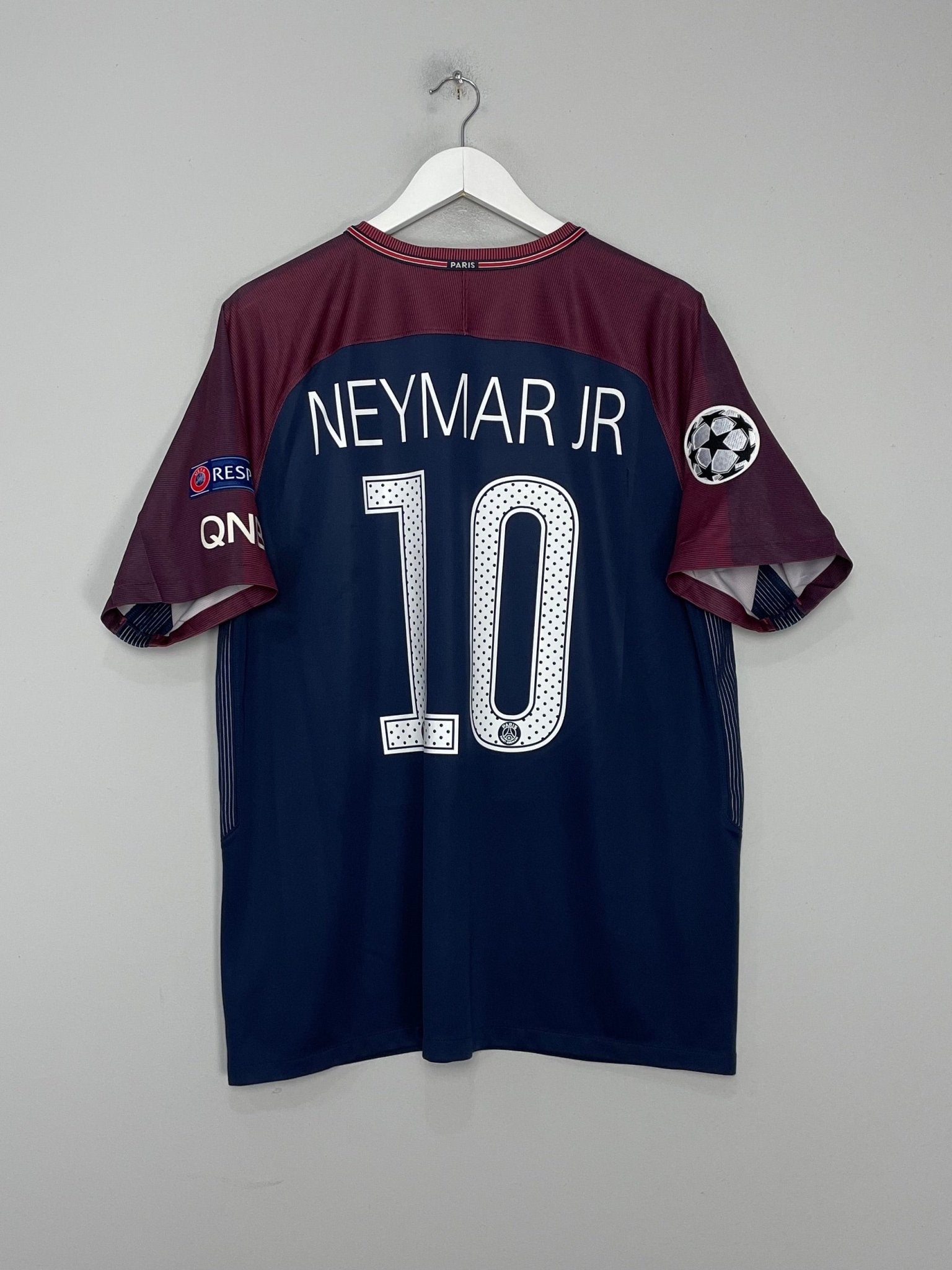 2017/18 PSG NEYMAR JR #10 C/L HOME SHIRT (XL) NIKE – Cult Kits
