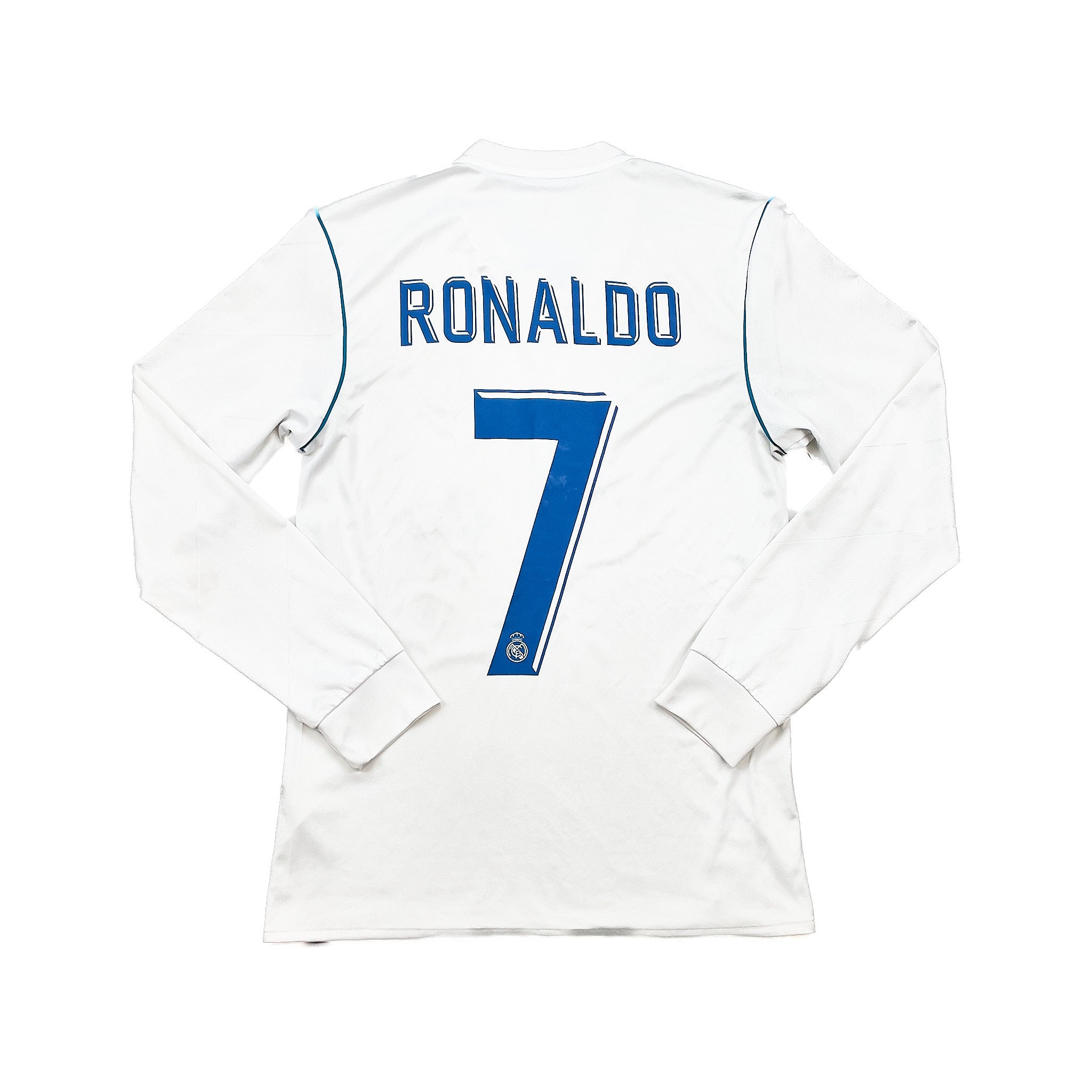 2017/18 Real Madrid Ronaldo #7 L/S Home Shirt (S) Adidas – Cult Kits