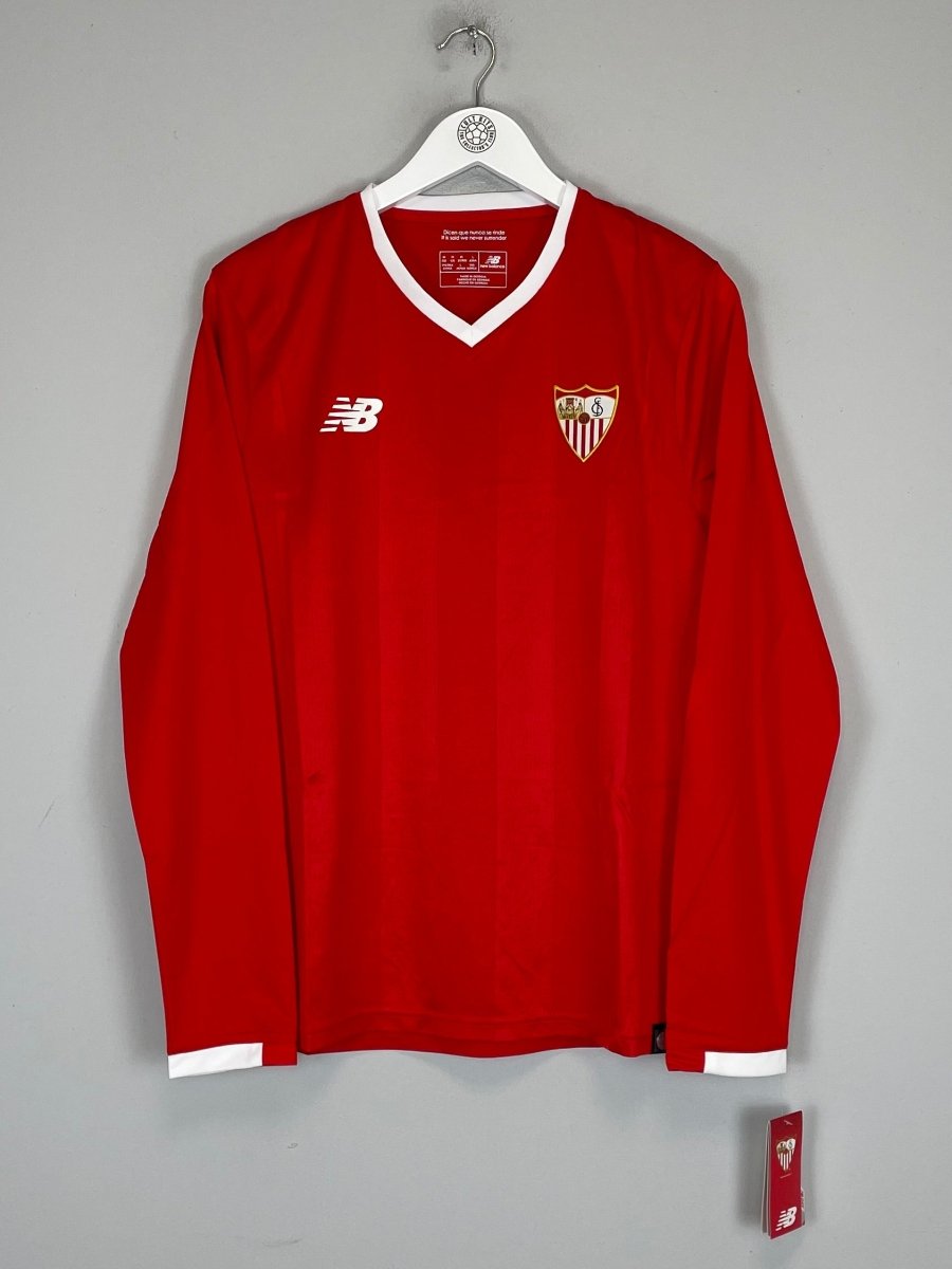 2017/18 SEVILLA *BNWT* L/S AWAY SHIRT (M) NEW BALANCE - Cult Kits - Medium - Buy Vintage Football Shirts, Authentic Retro Football Shirts For Sale, Classic Football Shirts & Soccer Jersey