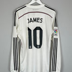 2018/19 REAL MADRID JAMES 10 L/S HOME SHIRT (L) ADIDAS - Cult Kits - Large - Buy Vintage Football Shirts, Authentic Retro Football Shirts For Sale, Classic Football Shirts & Soccer Jersey
