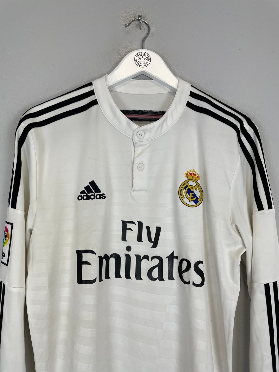 2018/19 REAL MADRID JAMES 10 L/S HOME SHIRT (L) ADIDAS - Cult Kits - Large - Buy Vintage Football Shirts, Authentic Retro Football Shirts For Sale, Classic Football Shirts & Soccer Jersey