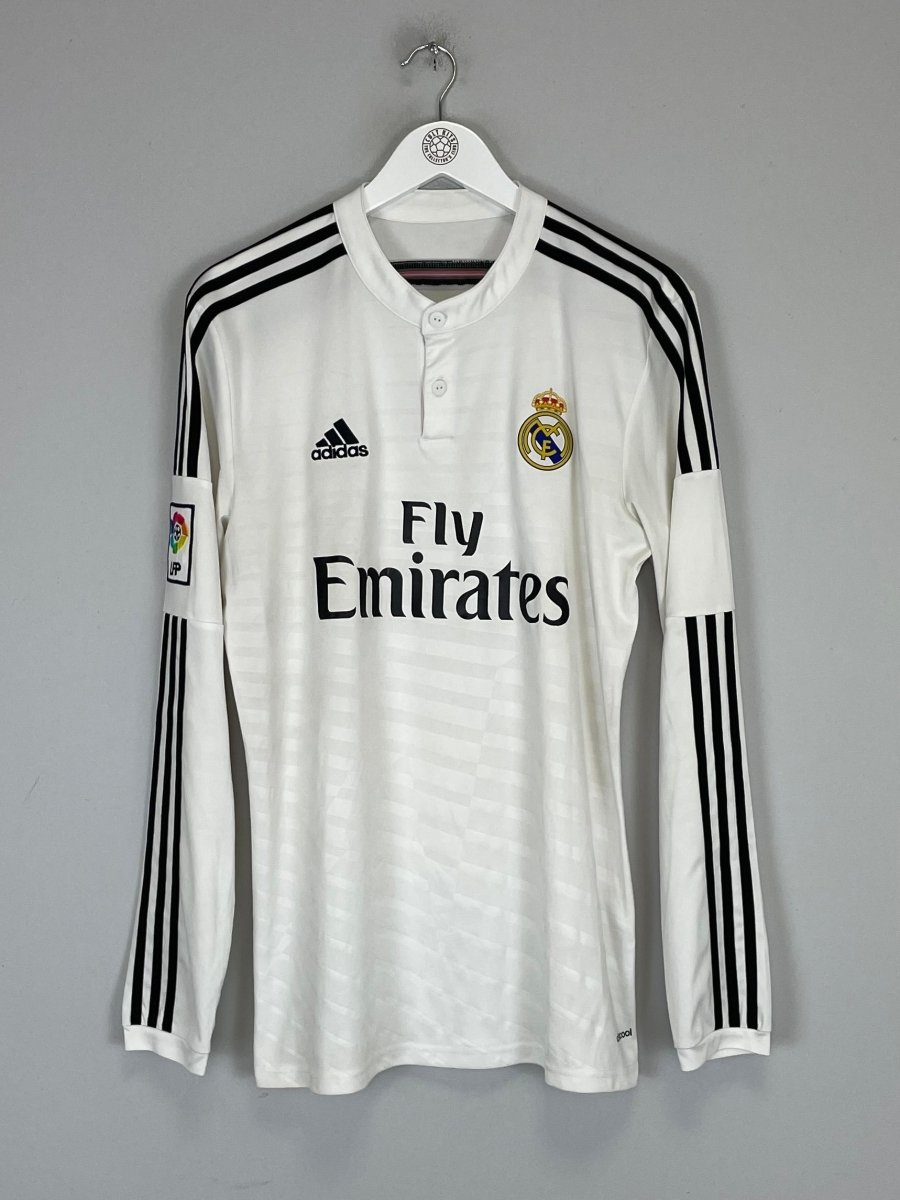 2018/19 REAL MADRID JAMES 10 L/S HOME SHIRT (L) ADIDAS - Cult Kits - Large - Buy Vintage Football Shirts, Authentic Retro Football Shirts For Sale, Classic Football Shirts & Soccer Jersey