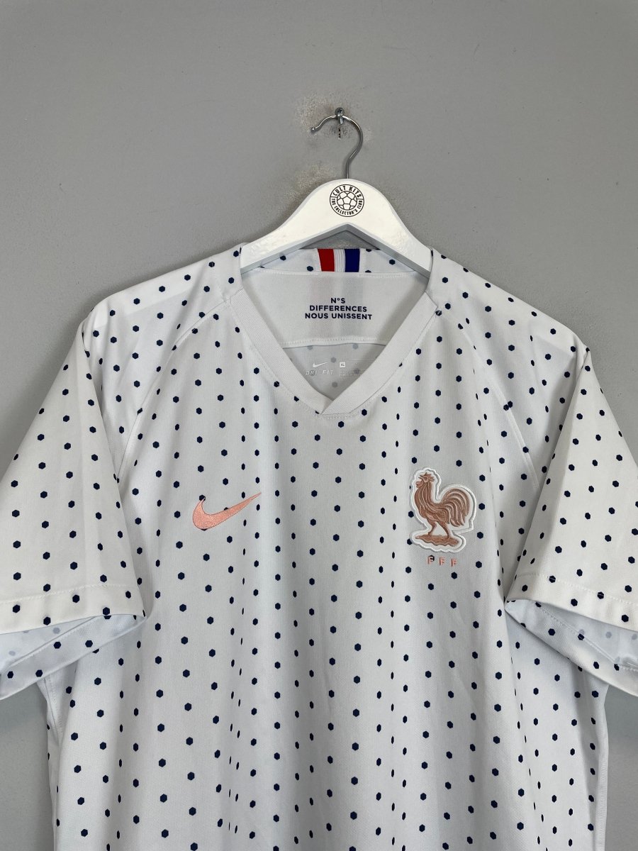 2019/20 FRANCE WOMENS AWAY SHIRT (XL MENS) NIKE - Cult Kits - XL - Buy Vintage Football Shirts, Authentic Retro Football Shirts For Sale, Classic Football Shirts & Soccer Jersey