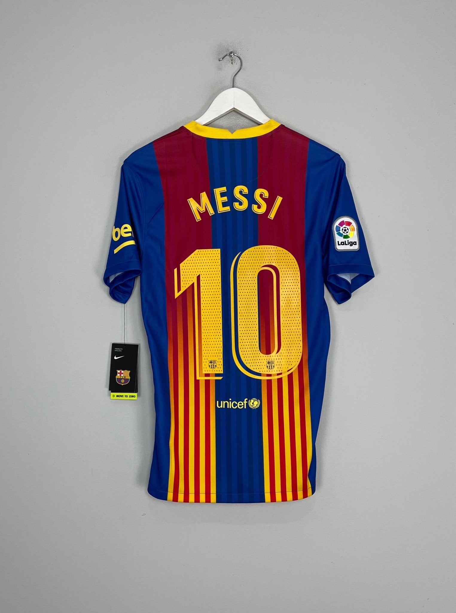 2020/21 BARCELONA MESSI #10 BNWT *EL CLASSICO* HOME SHIRT (S) NIKE