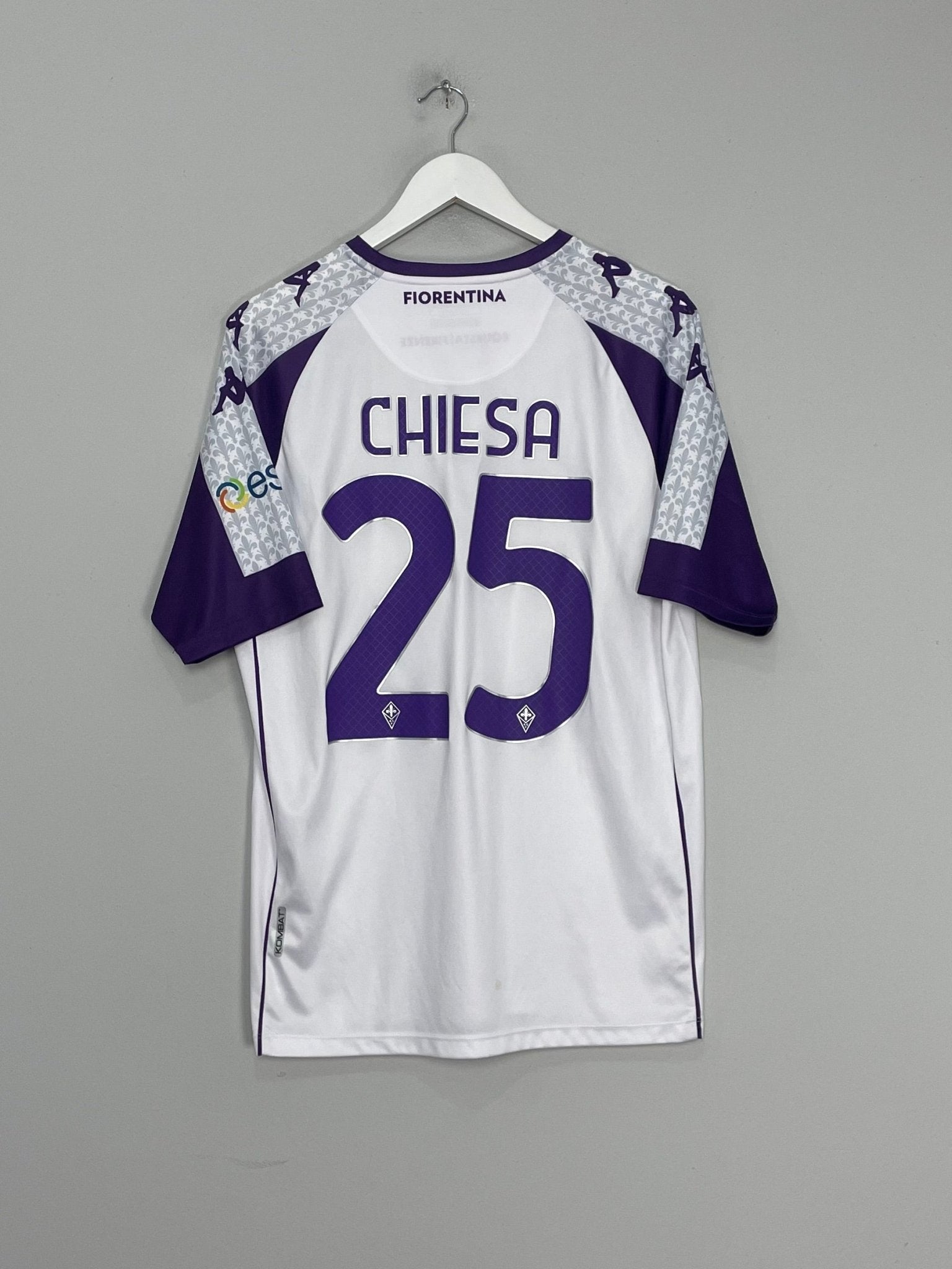 2020/21 FIORENTINA CHIESA #25 AWAY SHIRT (XL) KAPPA – Cult Kits