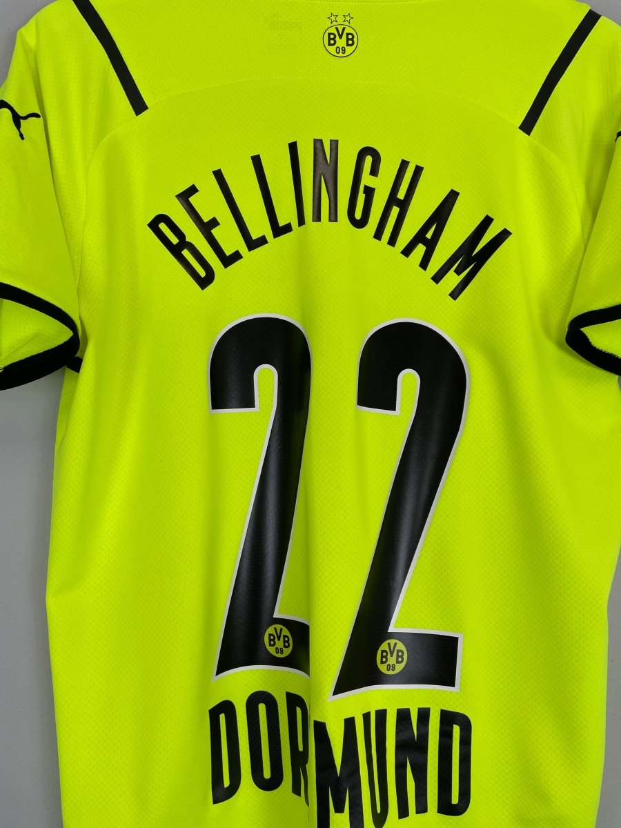 2021/22 DORTMUND BELLINGHAM 22 HOME SHIRT (M) PUMA - Cult Kits - Medium - Buy Vintage Football Shirts, Authentic Retro Football Shirts For Sale, Classic Football Shirts & Soccer Jersey