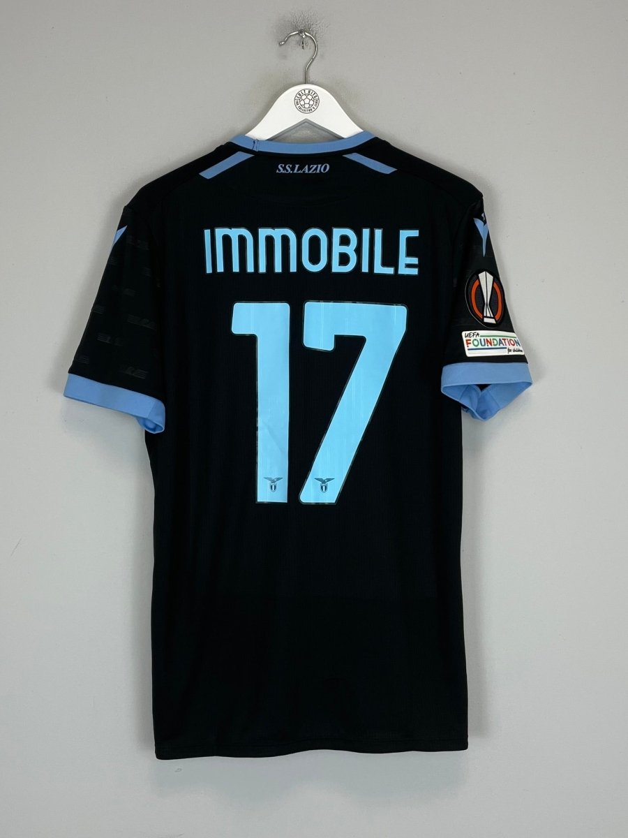 2021/22 LAZIO IMMOBILE 17 E/L *MATCH ISSUE* THIRD SHIRT (L) MACRON - Cult Kits - Large - Buy Vintage Football Shirts, Authentic Retro Football Shirts For Sale, Classic Football Shirts & Soccer Jersey