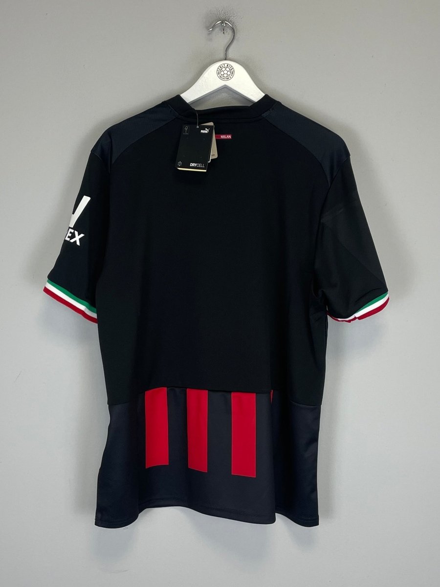 2022/23 AC Milan *BNWT* Home Shirt (Multiple) Puma - Cult Kits - Small - Buy Vintage Football Shirts, Authentic Retro Football Shirts For Sale, Classic Football Shirts & Soccer Jersey