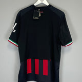 2022/23 AC Milan *BNWT* Home Shirt (Multiple) Puma - Cult Kits - Small - Buy Vintage Football Shirts, Authentic Retro Football Shirts For Sale, Classic Football Shirts & Soccer Jersey