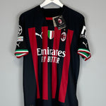Shop 2022/23 AC Milan Leao #17 *BNWT* C/L Home Shirt (Multiple) Puma, classic football shirts, vintage football shirts & retro soccer jerseys at Cult Kits