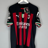 Shop 2022/23 AC Milan Leao #17 *BNWT* C/L Home Shirt (Multiple) Puma, classic football shirts, vintage football shirts & retro soccer jerseys at Cult Kits