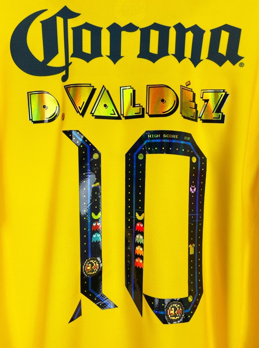 2024/25 Club America Valdez 10 *BNWOT* Pac - Man Home Shirt (Multiple Sizes) Nike - Cult Kits - Small - Buy Vintage Football Shirts, Authentic Retro Football Shirts For Sale, Classic Football Shirts & Soccer Jersey
