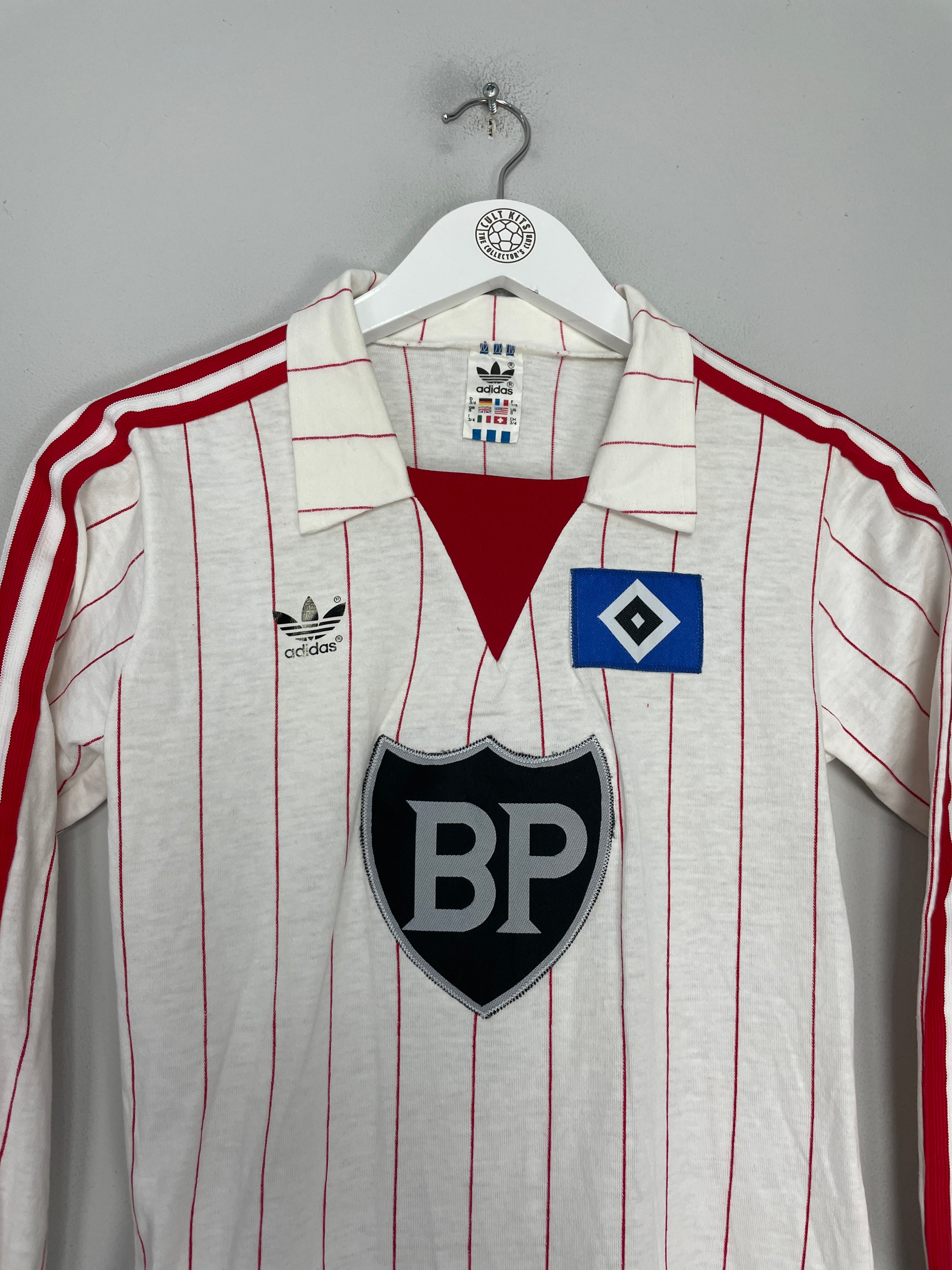 Shop 1981/83 HAMBURG L/S HOME SHIRT (S) ADIDAS, classic football shirts, vintage football shirts & retro soccer jerseys at Cult Kits
