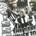 Shop NEWCASTLE UNITED BA & CISSE BOOTLEG TEE, classic football shirts, vintage football shirts & retro soccer jerseys at Cult Kits