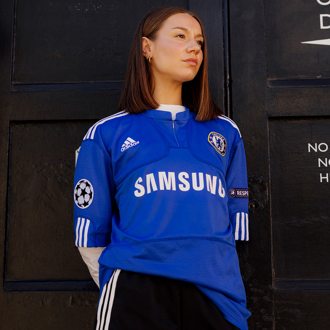 Cult Kits |  Champions League Collection , Chelsea , adidas , home shirt , Football shirts , Retro , Soccer Jersey, Classic football shirts , Classic soccer jersey , Vintage football shirt , cult kits , unique football shirts