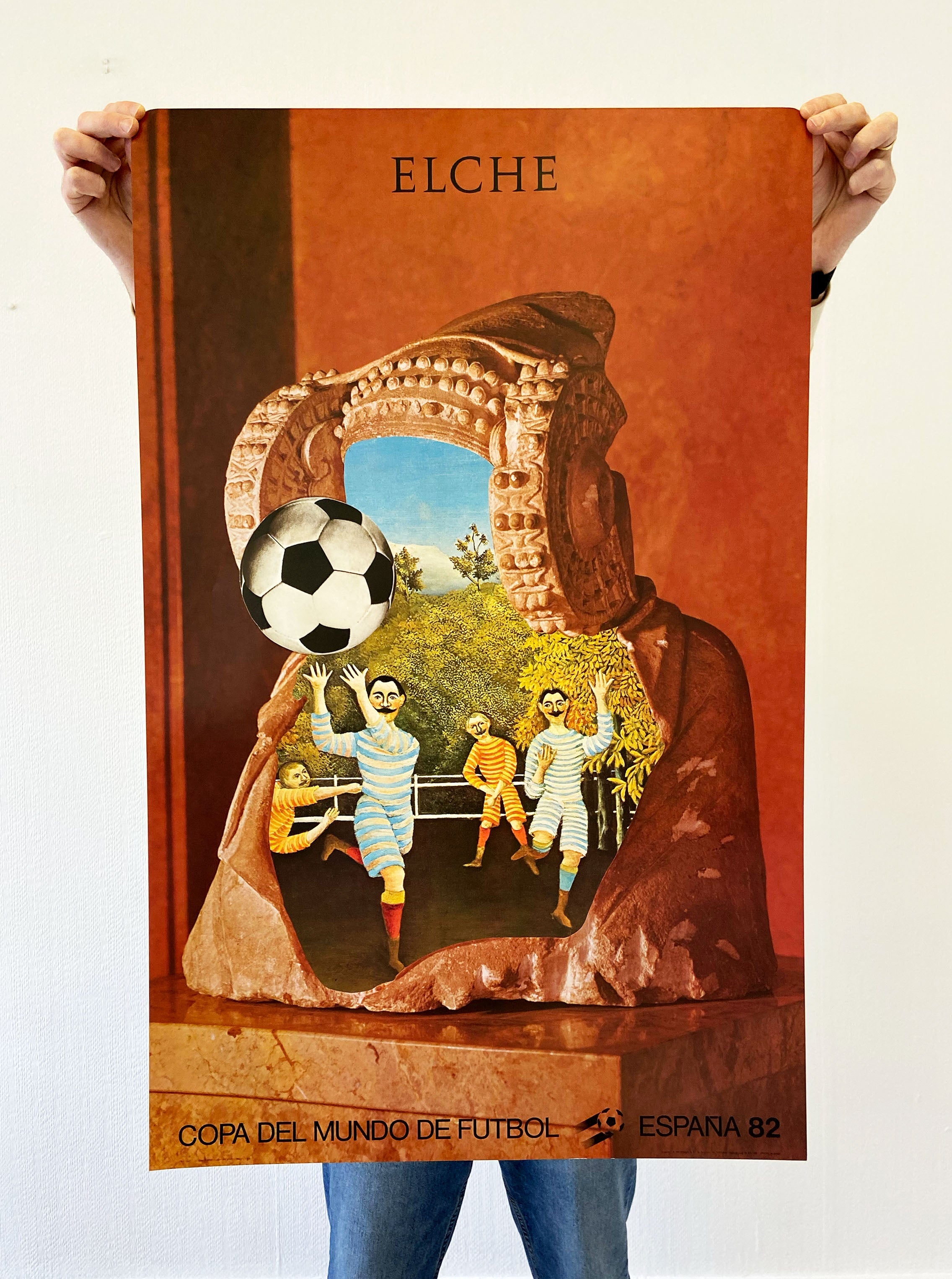 Shop 1982 ELCHE COPA DEL MUNDO DE FUTBOL ESPANA ORIGINAL PRINT, classic football shirts, vintage football shirts & retro soccer jerseys at Cult Kits