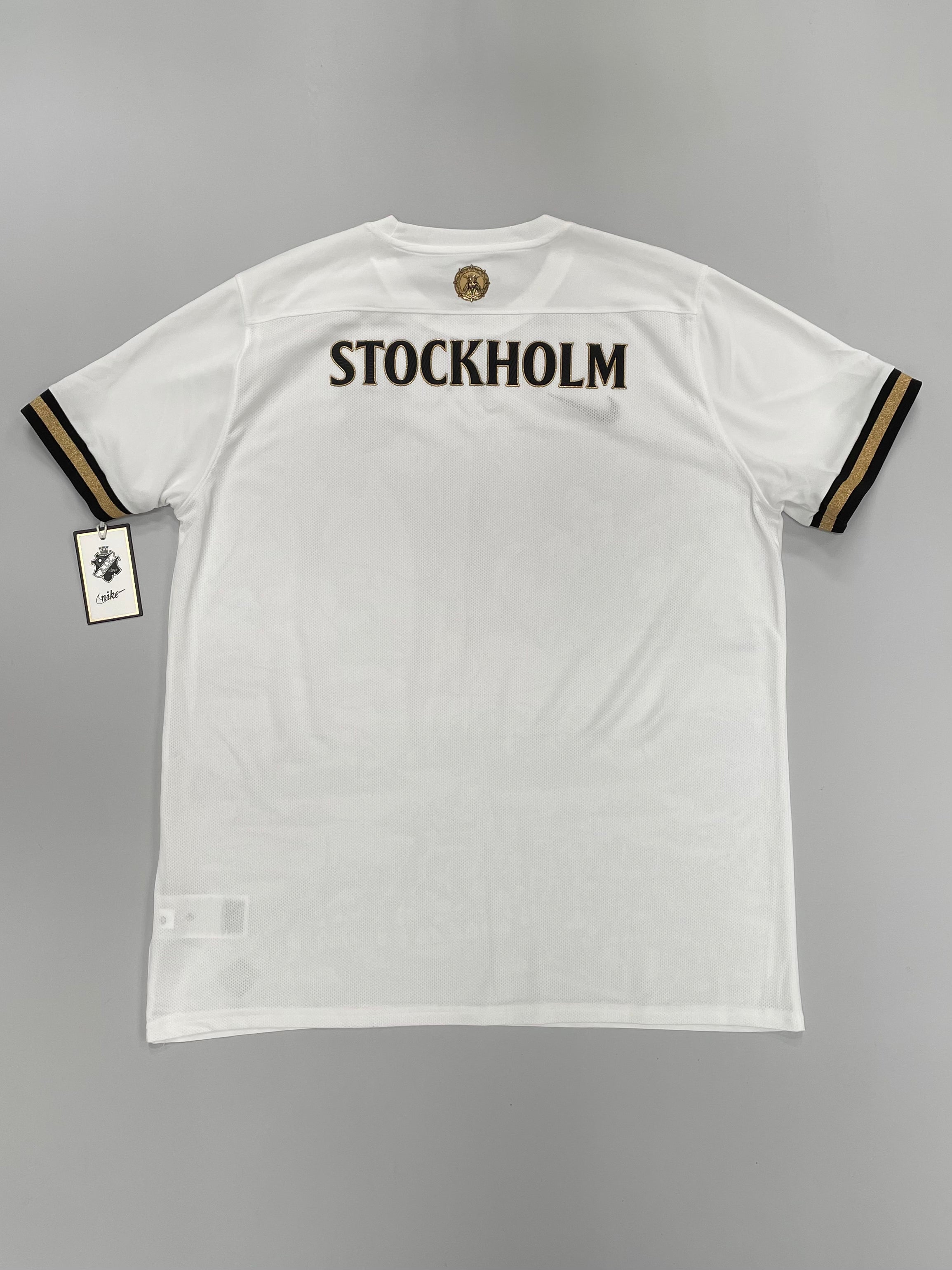 Shop 2023 AIK STOCKHOLM GOLD LTD EDITION SHIRT (XXL) NIKE, classic football shirts, vintage football shirts & retro soccer jerseys at Cult Kits