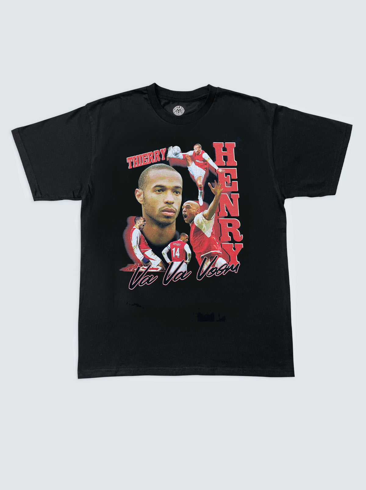 Shop ARSENAL HENRY BOOTLEG TEE, classic football shirts, vintage football shirts & retro soccer jerseys at Cult Kits