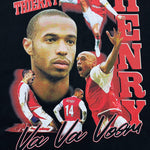Shop ARSENAL HENRY BOOTLEG TEE, classic football shirts, vintage football shirts & retro soccer jerseys at Cult Kits