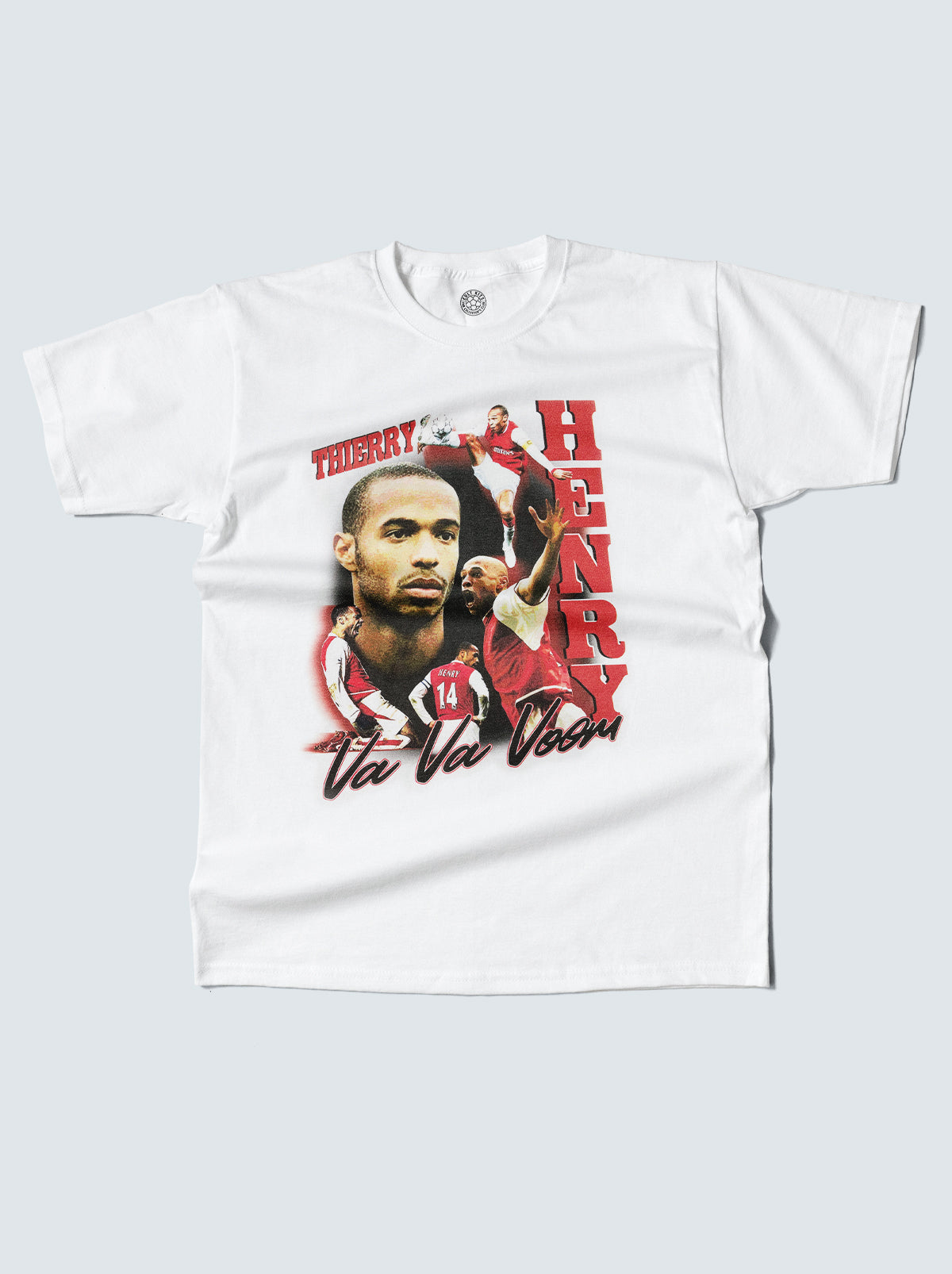 Shop ARSENAL HENRY BOOTLEG TEE, classic football shirts, vintage football shirts & retro soccer jerseys at Cult Kits